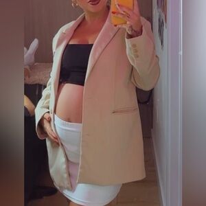 Medium oversized blazer (cream color)